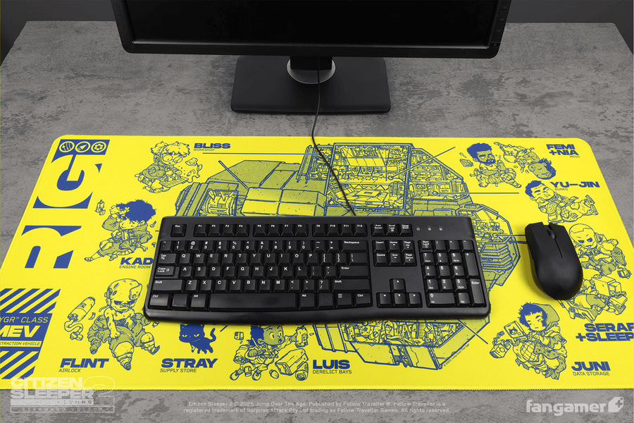 Rig Cross-Section Desk Mat - Citizen Sleeper
