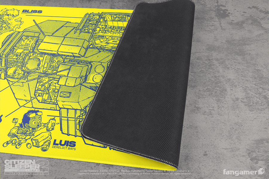 Rig Cross-Section Desk Mat - Citizen Sleeper