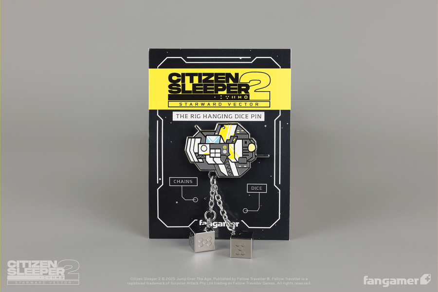 The Rig Hanging Dice Pin - Citizen Sleeper 2