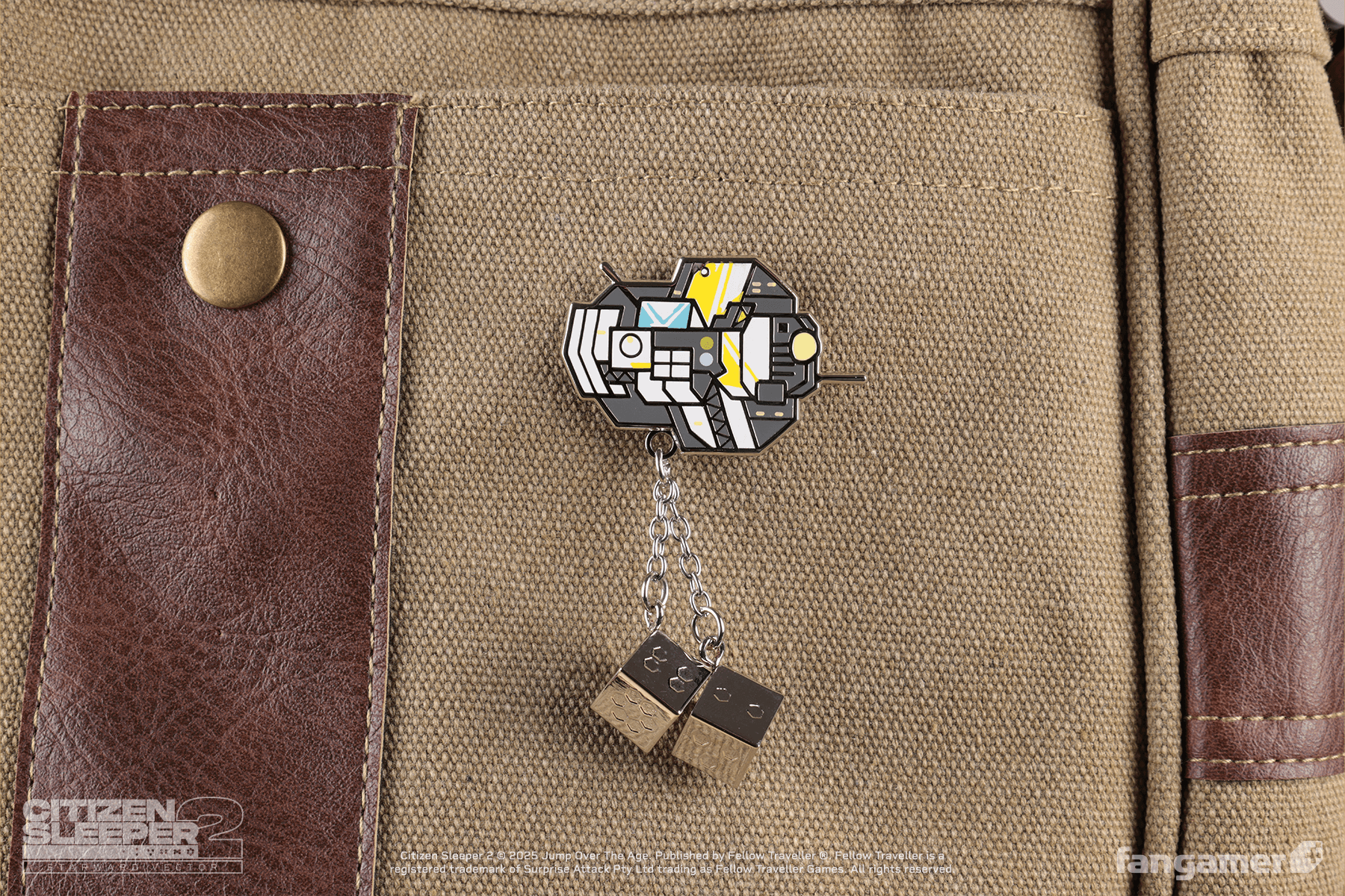 Citizen Sleeper 2 - The Rig Hanging Dice Pin - Fangamer Europe