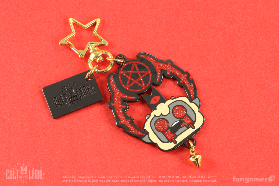 Crosser of Thresholds Keychain - Cult of the Lamb