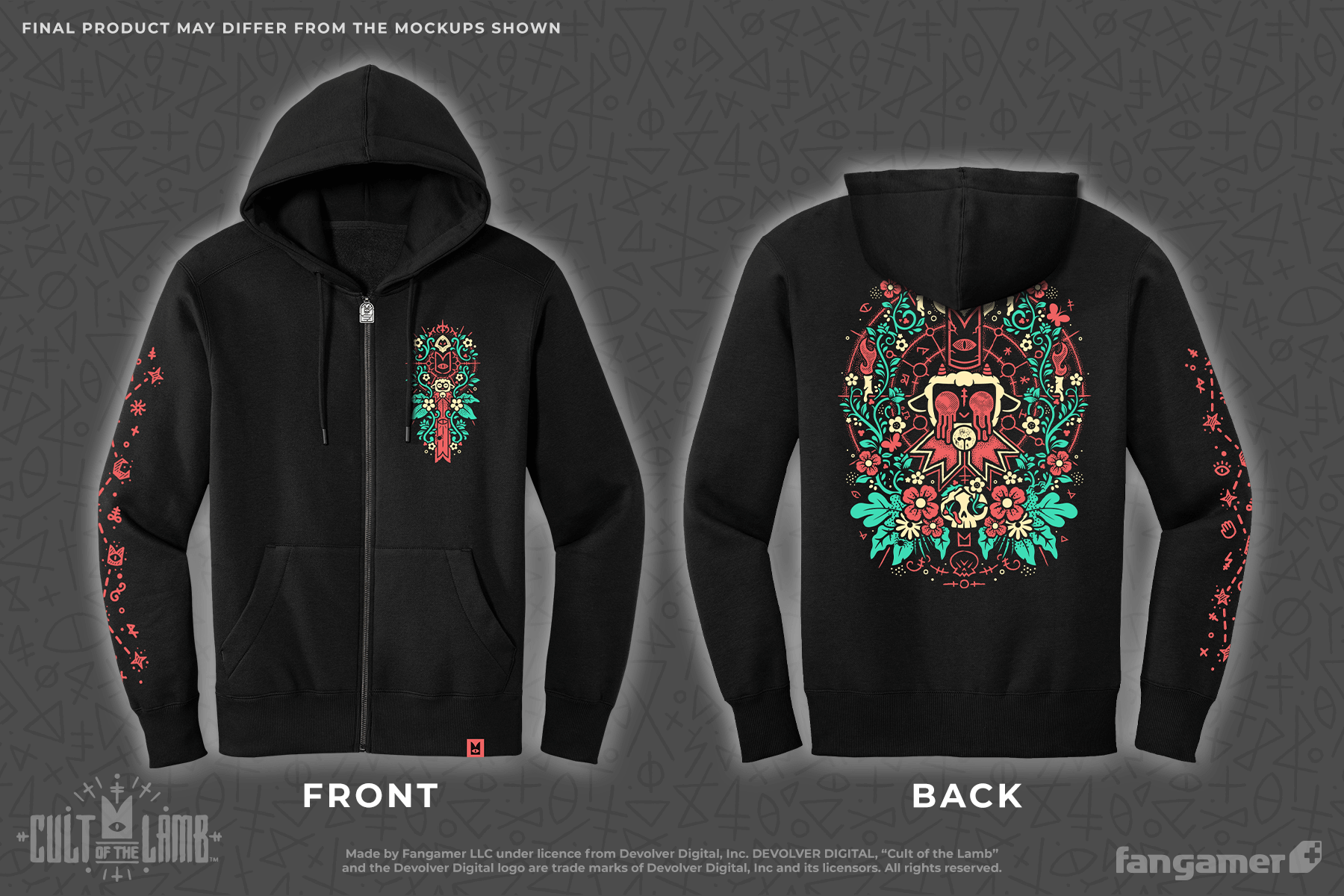 Cult of the Lamb Deal with the Devil Hoodie Fangamer Europe