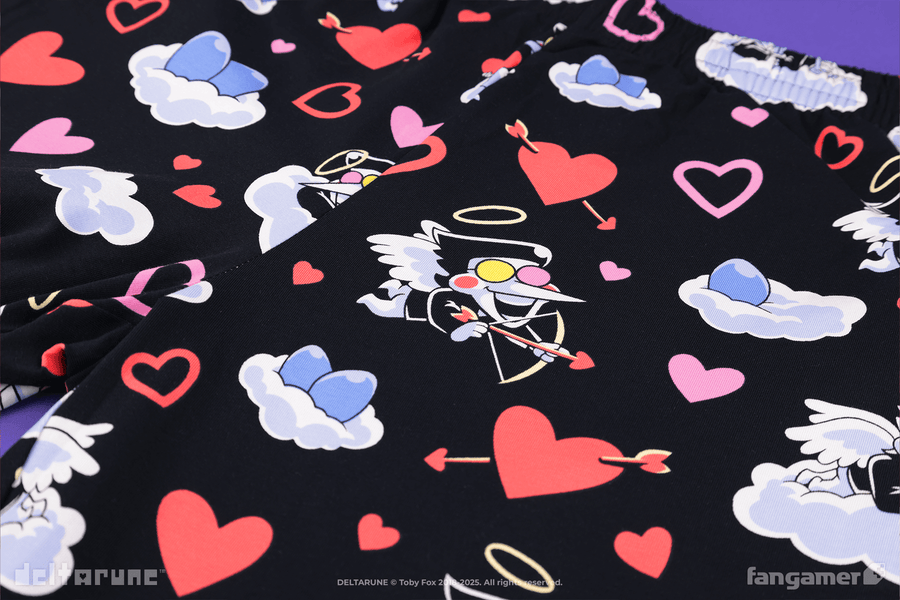 Angelic Spamton Lounge Shorts - DELTARUNE