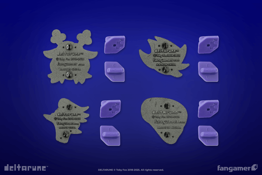 DELTARUNE Character Pin Set 3