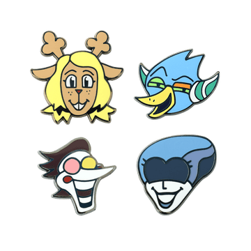 DELTARUNE Character Pin Set 3