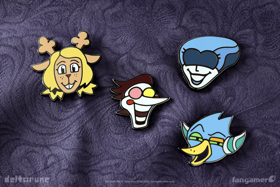 DELTARUNE Character Pin Set 3