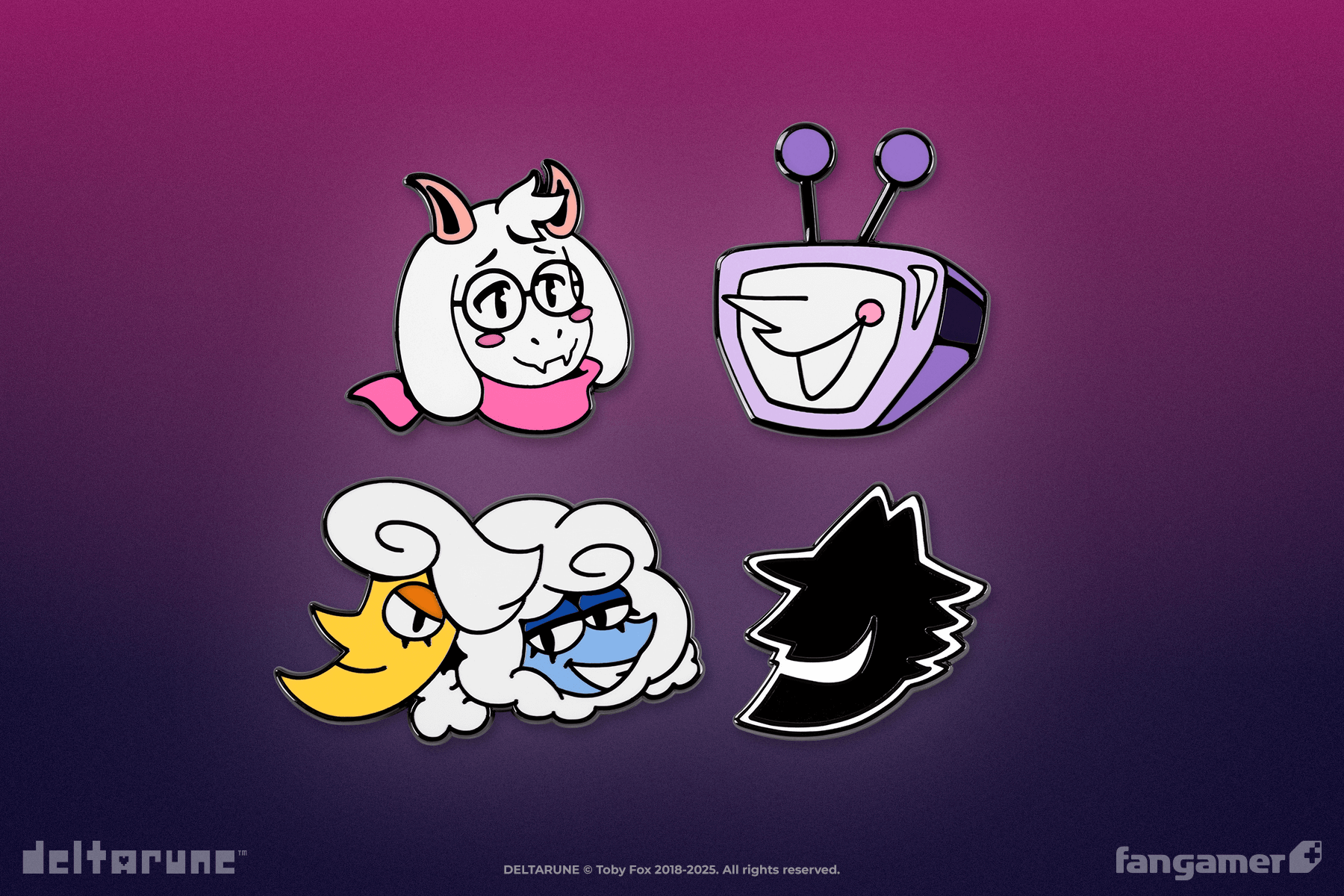 DELTARUNE - DELTARUNE Character Pins Set 4 - Fangamer Europe
