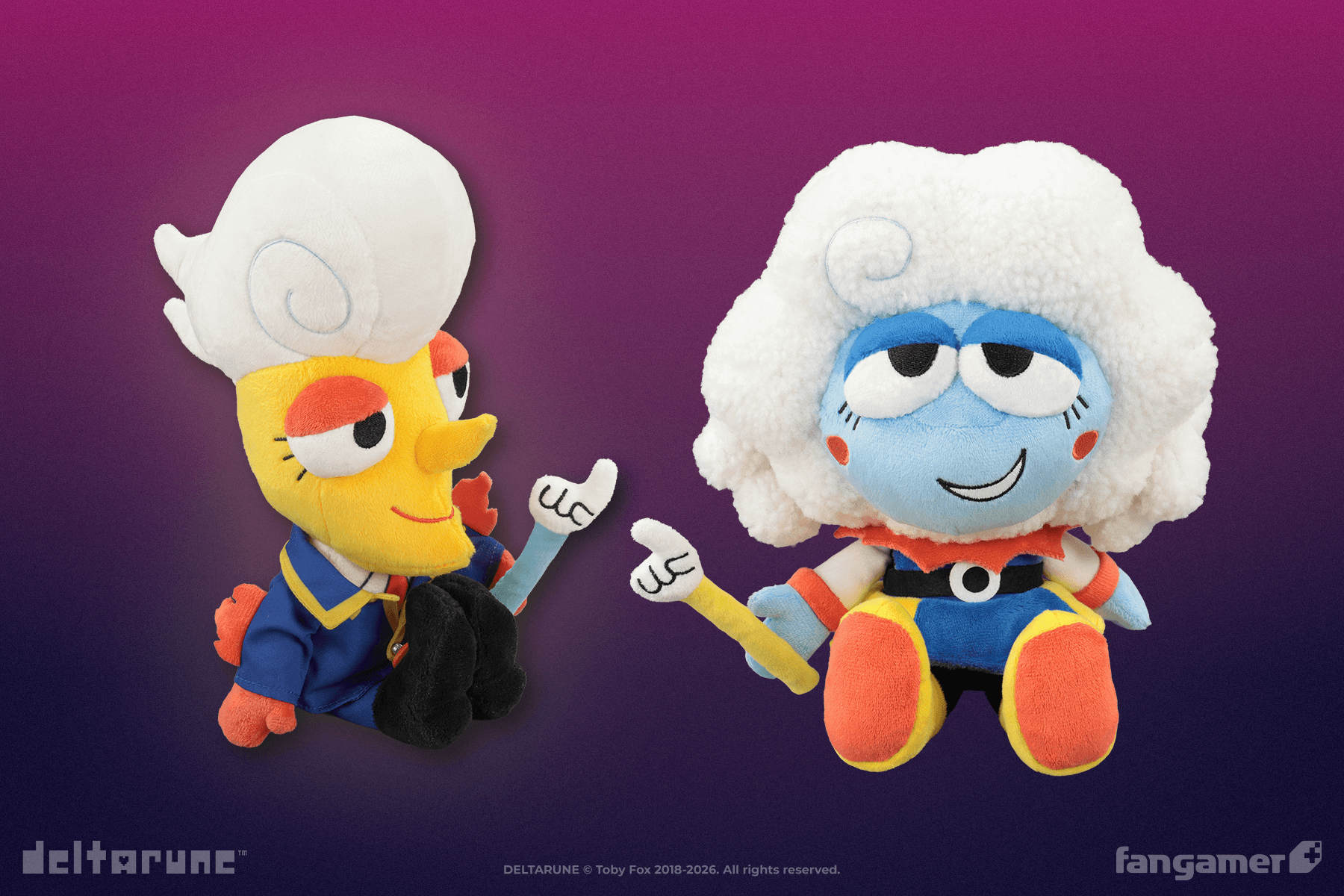 DELTARUNE - Elnina and Lanino Plush Set - Fangamer Europe