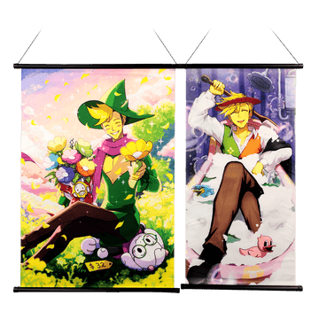 Flowery Bromide Wall Scroll Set