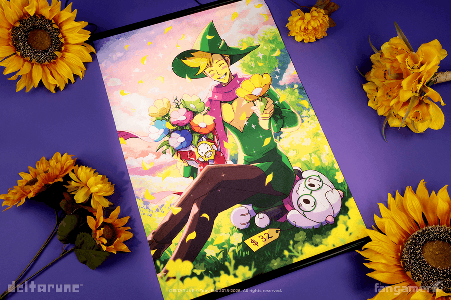 Flowery Bromide Wall Scroll Set - DELTARUNE