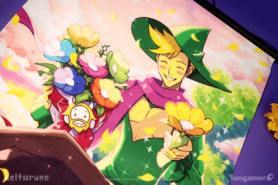 Flowery Bromide Wall Scroll Set - DELTARUNE