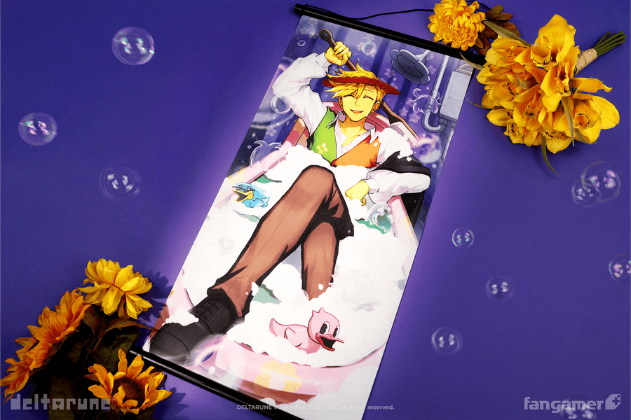 Flowery Bromide Wall Scroll Set - DELTARUNE