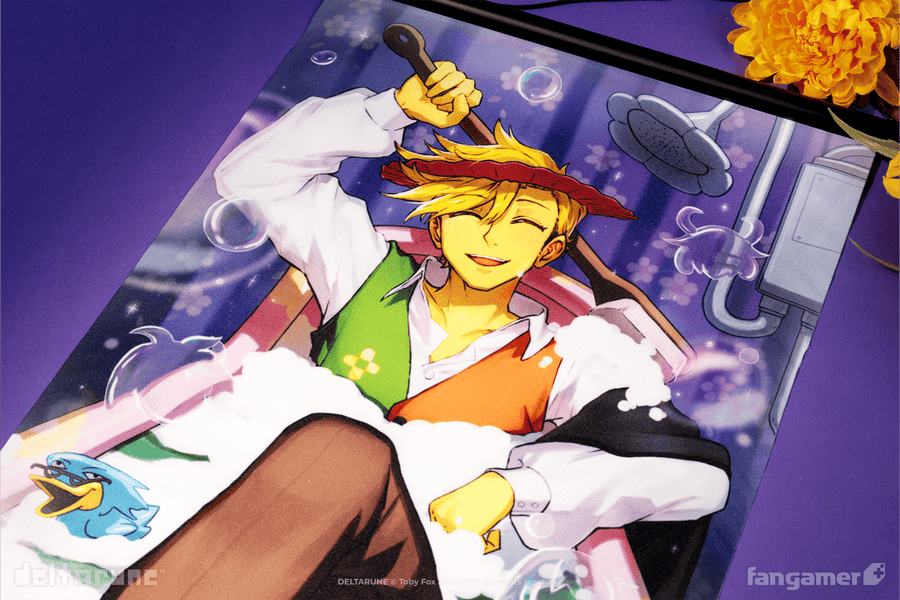 Flowery Bromide Wall Scroll Set - DELTARUNE