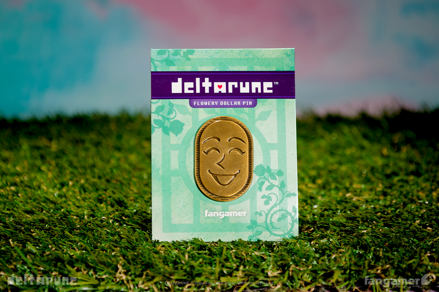 Flowery Dollar Pin - DELTARUNE