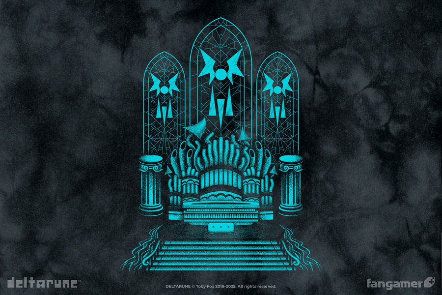 Glass Tapestry Pullover Hoodie - DELTARUNE