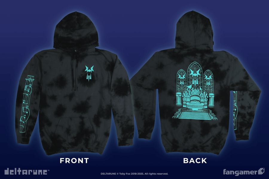 Glass Tapestry Pullover Hoodie - DELTARUNE