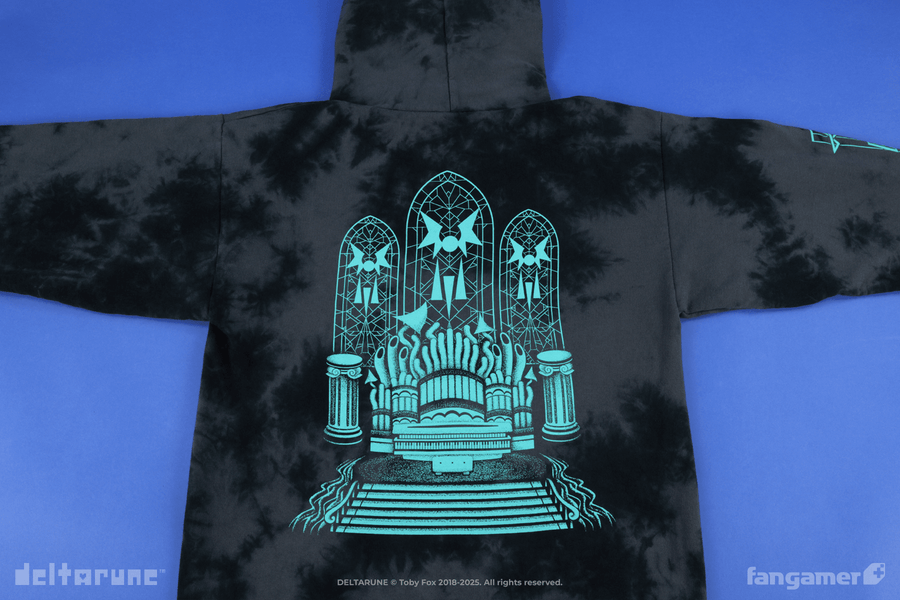 Glass Tapestry Pullover Hoodie - DELTARUNE