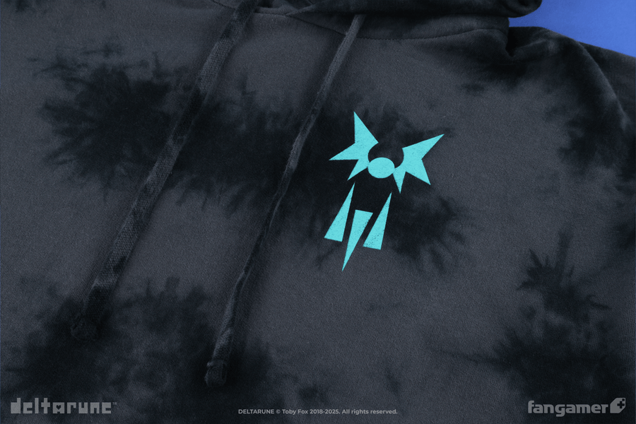 Glass Tapestry Pullover Hoodie - DELTARUNE