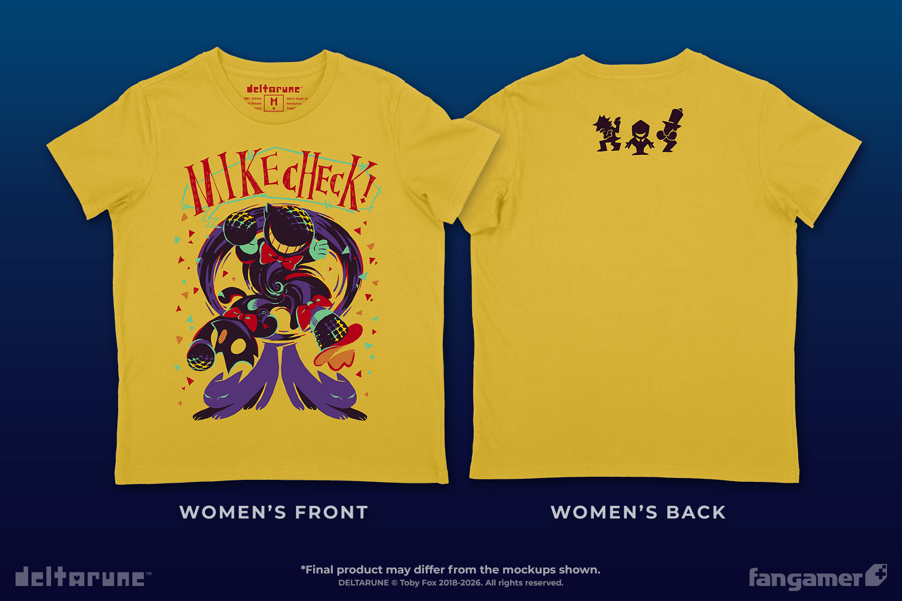DELTARUNE - Mike Check! - Fangamer Europe