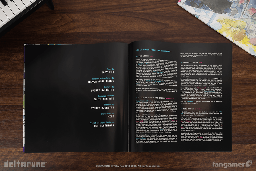 DELTARUNE Piano Collections Volume 1 Vinyl - DELTARUNE
