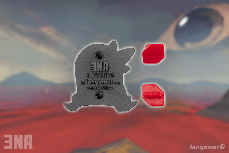 Coral Glasses PVC + Enamel Pin - ENA