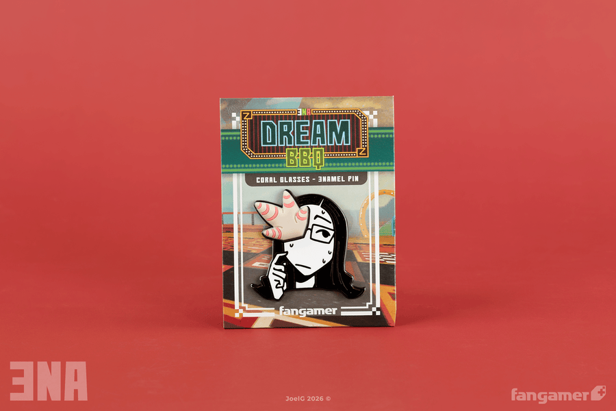 Coral Glasses PVC + Enamel Pin - ENA
