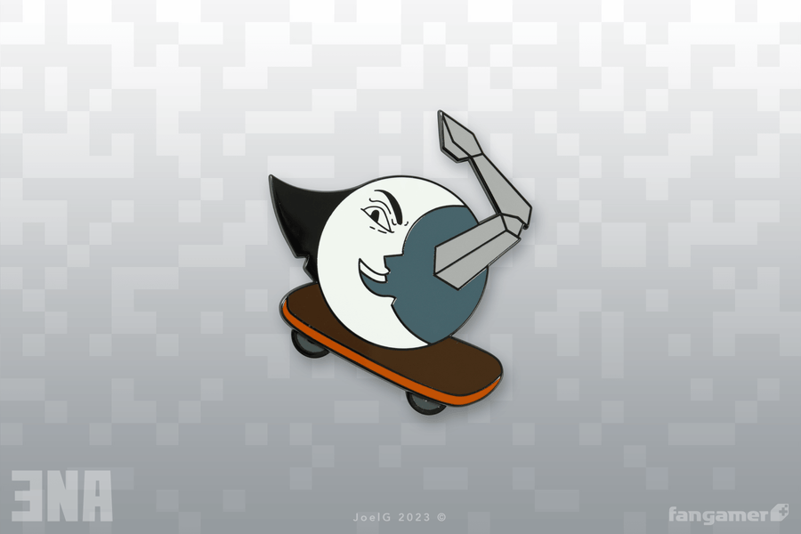 Skateboarding Moony Pin - ENA