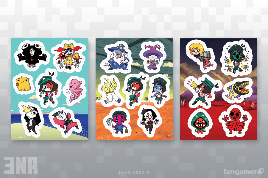 ENA Sticker Sheet Set - ENA: Dream BBQ