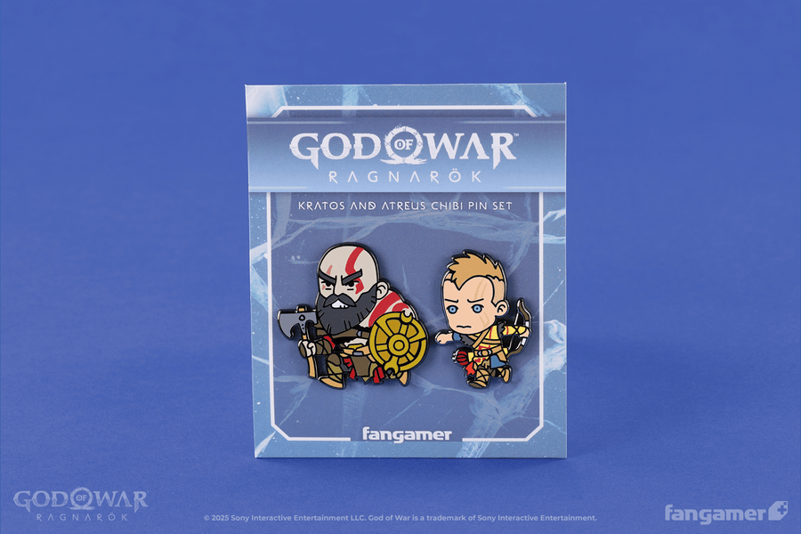 Kratos and Atreus Chibi Pin Set - God of War