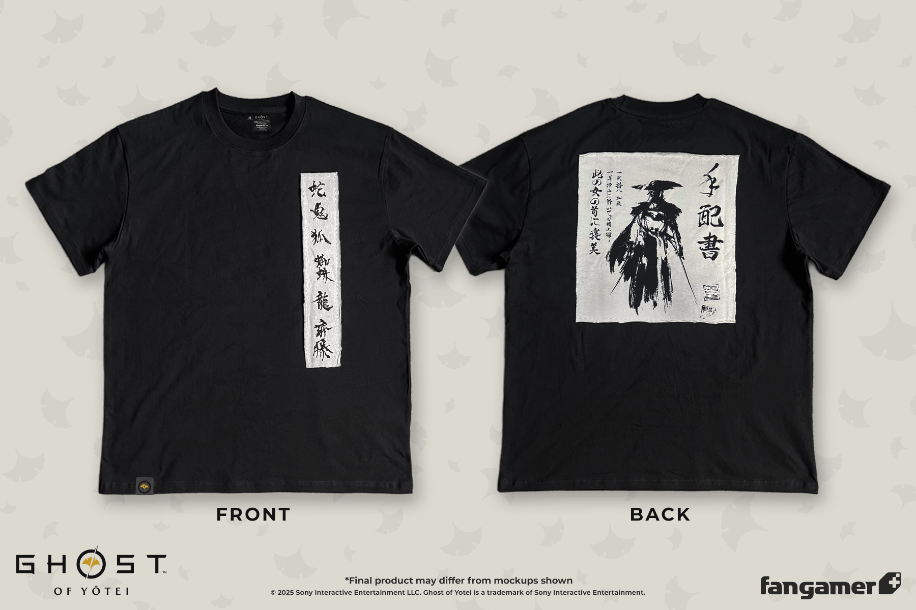 GHOST OF YOTEI Tシャツ L 白黒 セット GRAPHT公式 新品 Ghost of Yotei プリントTシャツ (Ghost of Yotei 篤) – GRAPHT