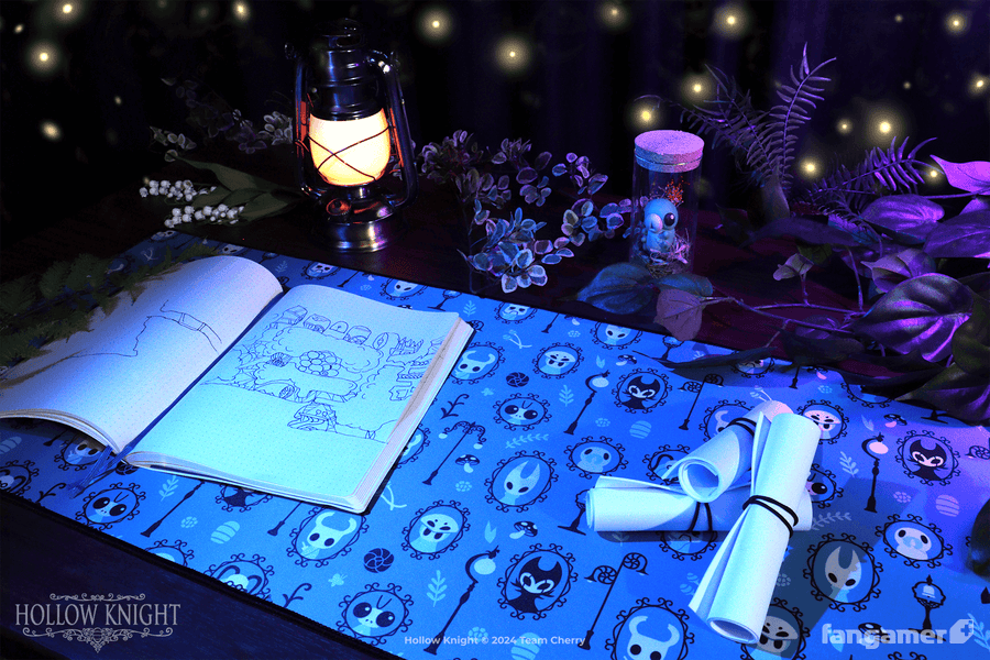 Portraits of Hallownest Desk Mat - Hollow Knight