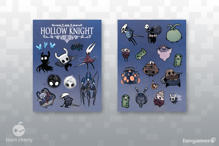 Hallownest Sticker Set - Hollow Knight