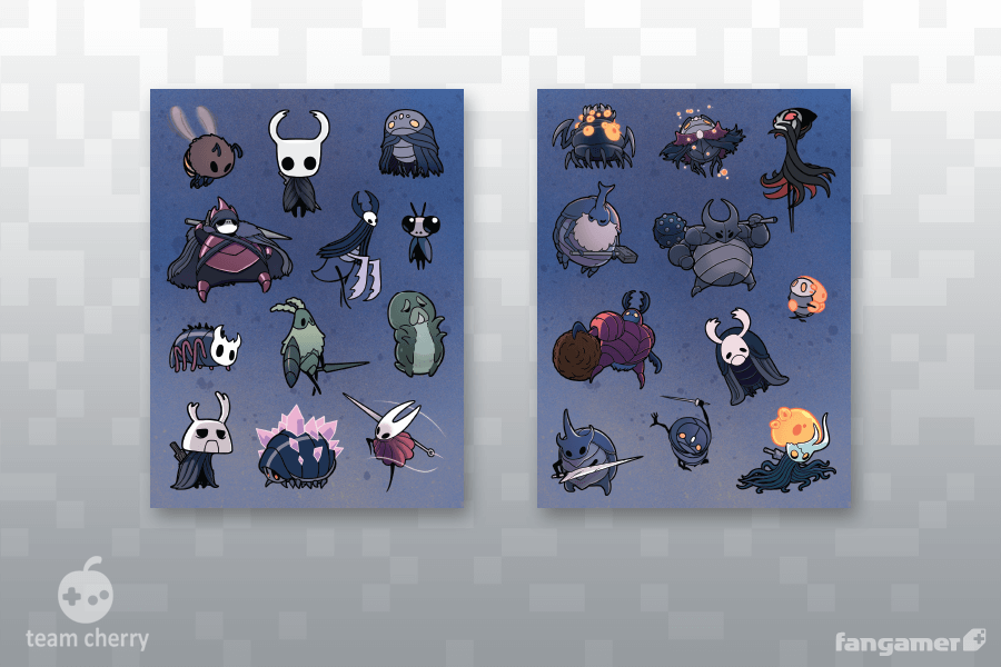 Hallownest Sticker Set - Hollow Knight