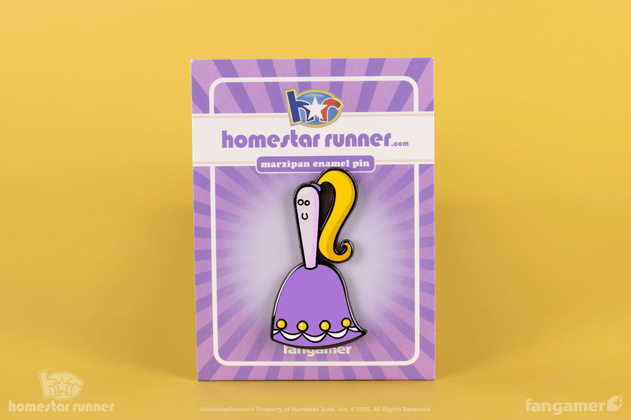 Marzipan Enamel Pin - Homestar Runner
