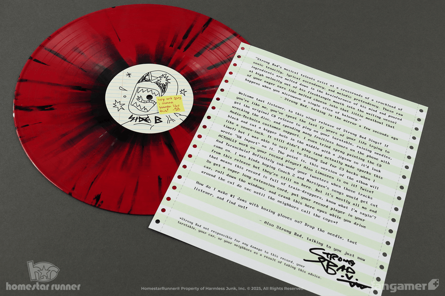 Strng Bad Homestar Runner - Strong Bad Sings (and Other Type Hits) Vinyl ...
