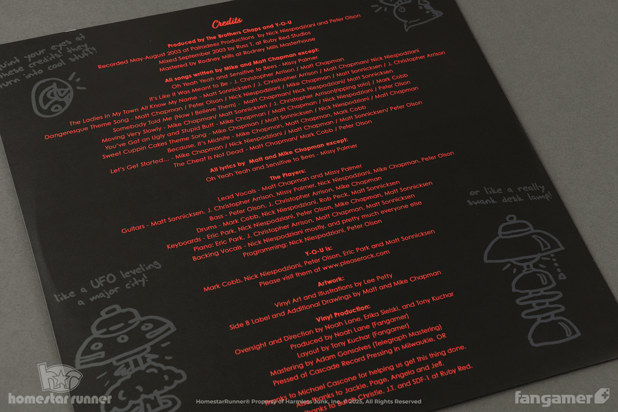 Strong Bad Sings (and Other Type Hits) Vinyl - Homestar Runner