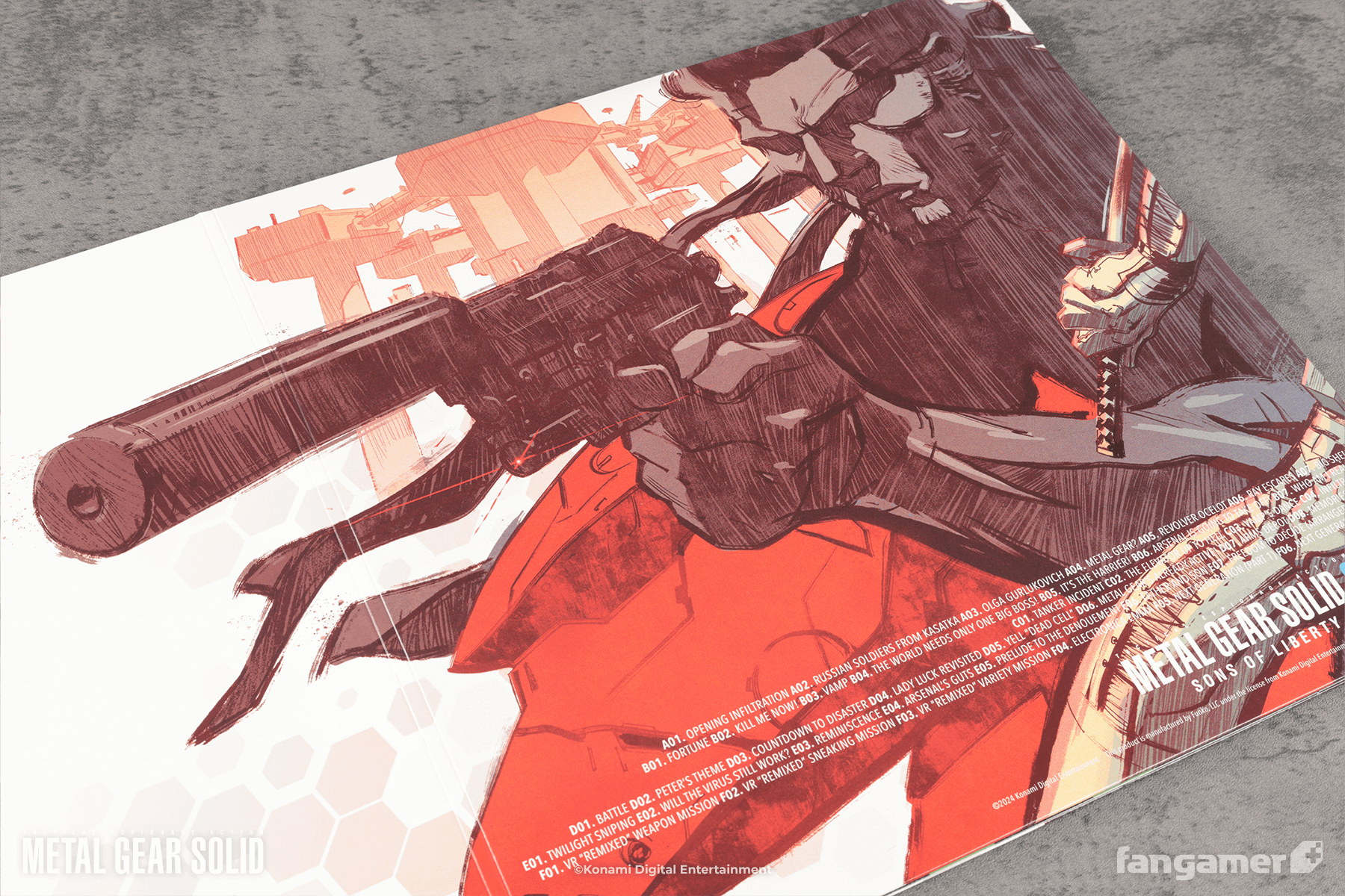 METAL GEAR SOLID - Metal Gear Solid 2: Sons of Liberty – Original Video Game Soundtrack 3XLP