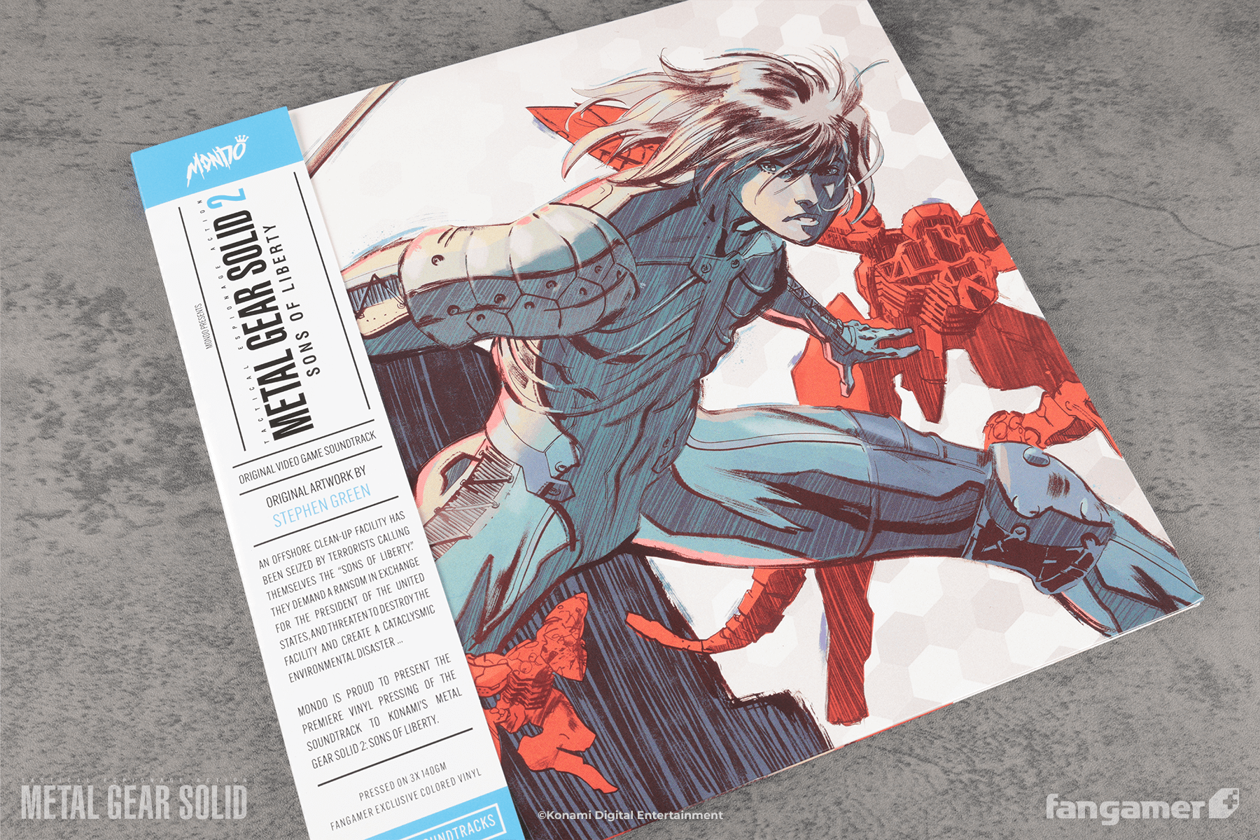 METAL GEAR SOLID - Metal Gear Solid 2: Sons of Liberty – Original Video Game Soundtrack 3XLP