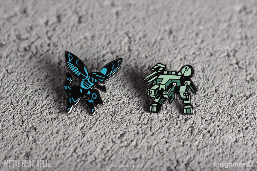 REX & RAY Pin Set - Metal Gear Solid
