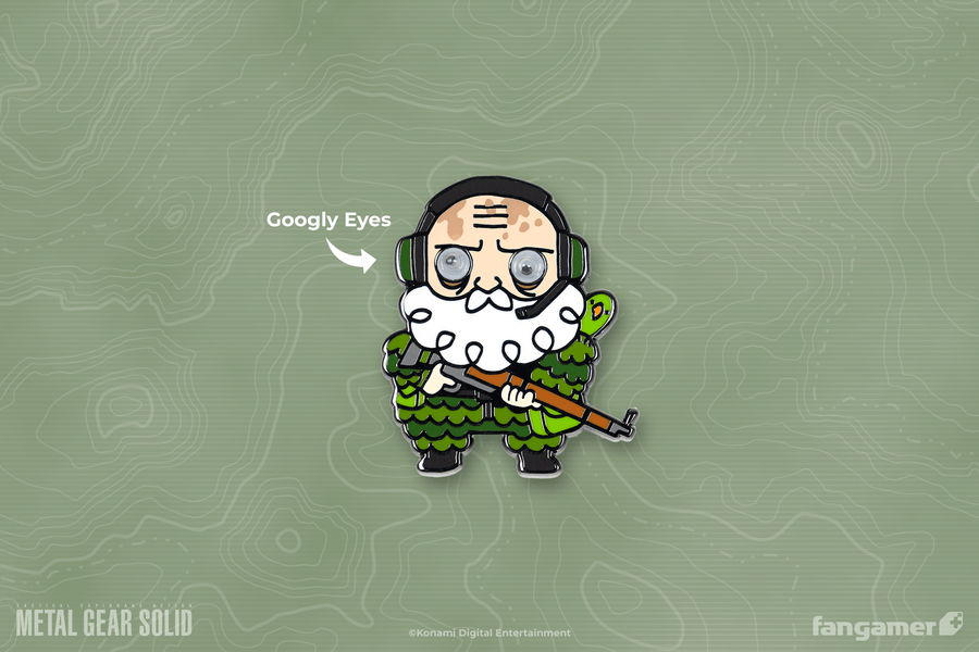 The End Googly Eye Pin - METAL GEAR SOLID