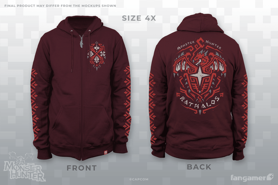 Rathalos Hunter Hoodie - Monster Hunter
