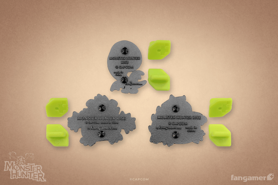 Wonk Monster Enamel Pin Set 2 - Monster Hunter