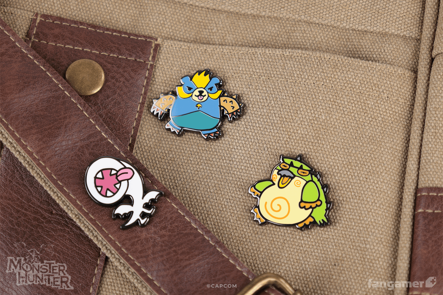 Monster Hunter - Wonk Monster Enamel Pin Set 2 - Fangamer Europe