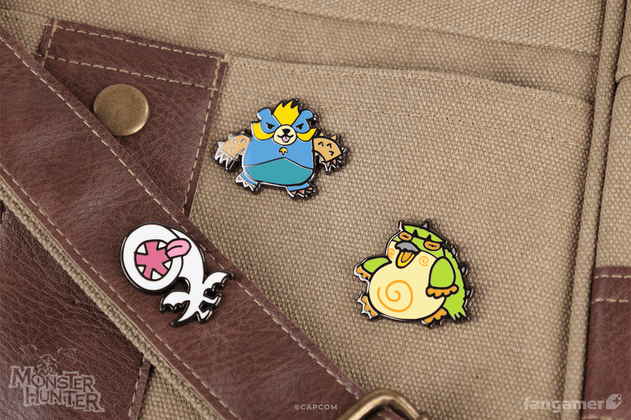 Wonk Monster Enamel Pin Set 2 - Monster Hunter