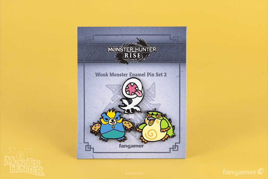 Wonk Monster Enamel Pin Set 2 - Monster Hunter