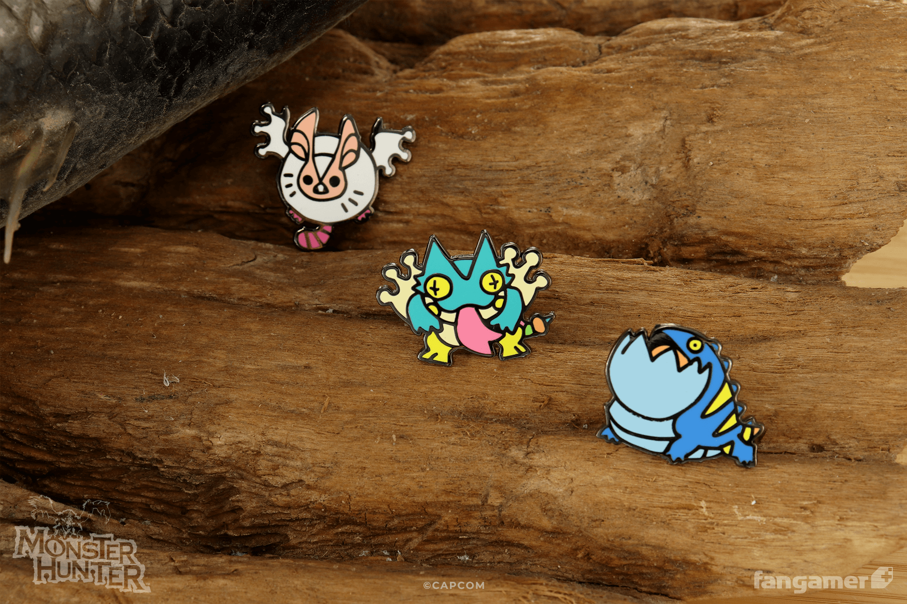 Monster Hunter - Wonk Monster Enamel Pin Set 1 - Fangamer Europe
