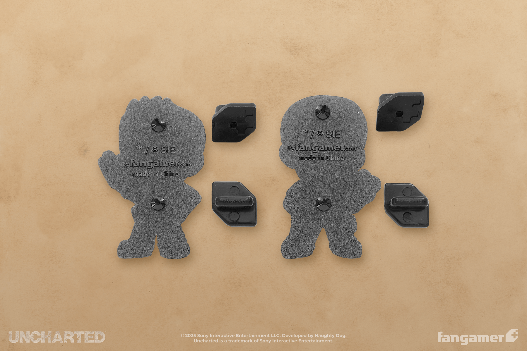 Uncharted - Nathan and Sully Pin Set - Fangamer Europe