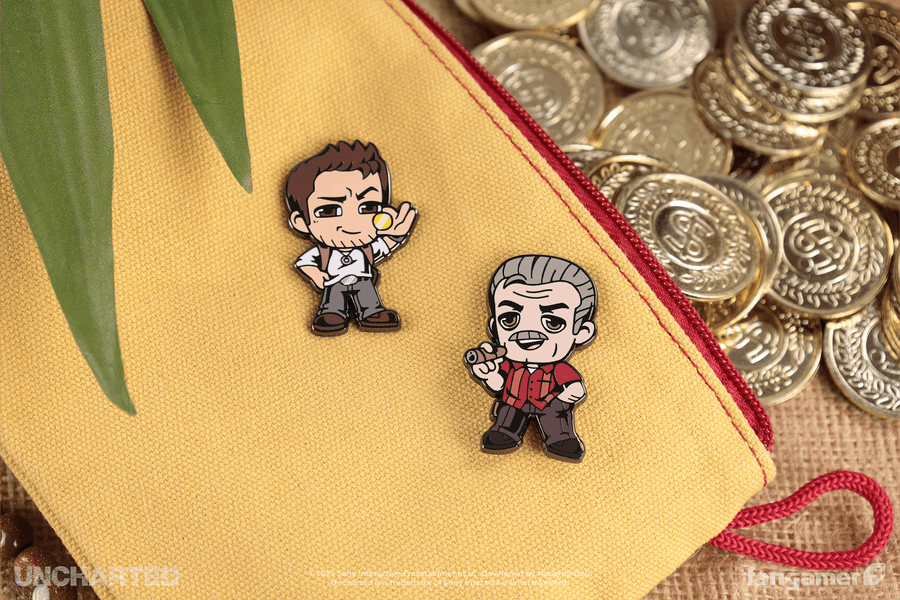 Nathan and Sully Pin Set - Uncharted