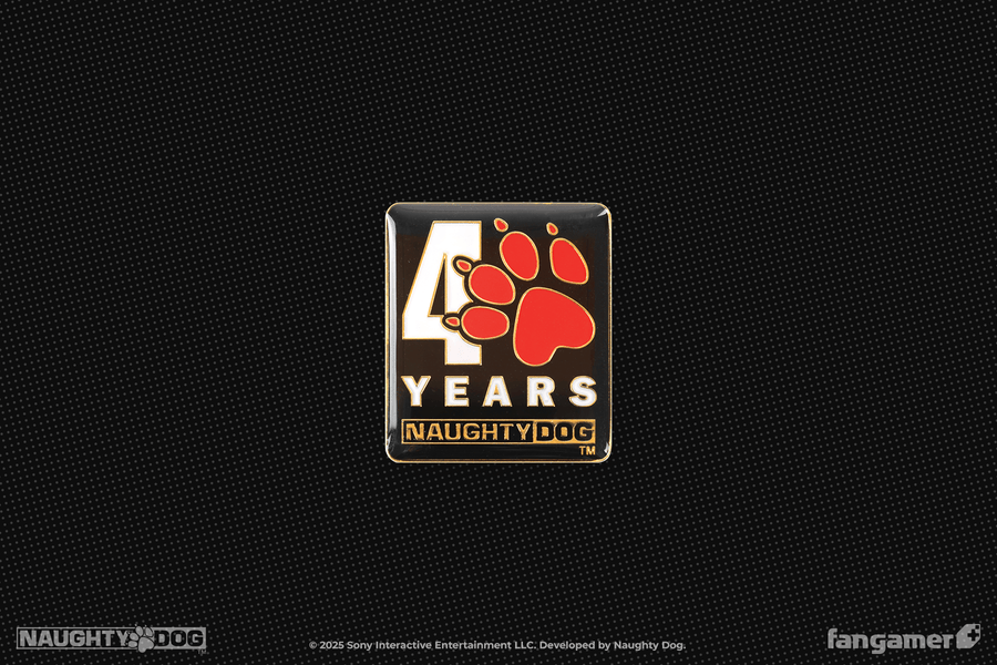 Naughty Dog 40th Anniversary Pin - Naughty Dog