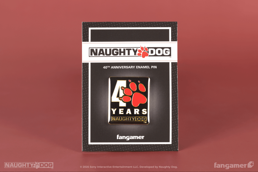 Naughty Dog Naughty Dog 40th Anniversary Pin Fangamer Europe naughty-dog-naughty-dog-40th-anniversary-pin-fangamer-europe